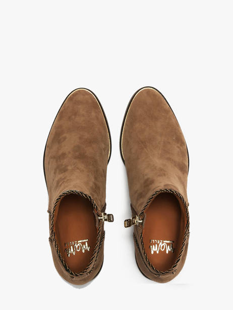 Stadsschoenen Uit Leder Mam'zelle Beige women CSIRL61 ander zicht 4